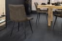 riess-ambiente Esszimmerstuhl ROADSTAR Taupe Schwarz Microfaser Metallbeine Bild 4