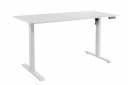 riess-ambiente Schreibtisch WHITE DESK 140cm Weiß Höhenverstellbar Bild 1