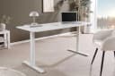riess-ambiente Schreibtisch WHITE DESK 140cm Weiß Höhenverstellbar Bild 4