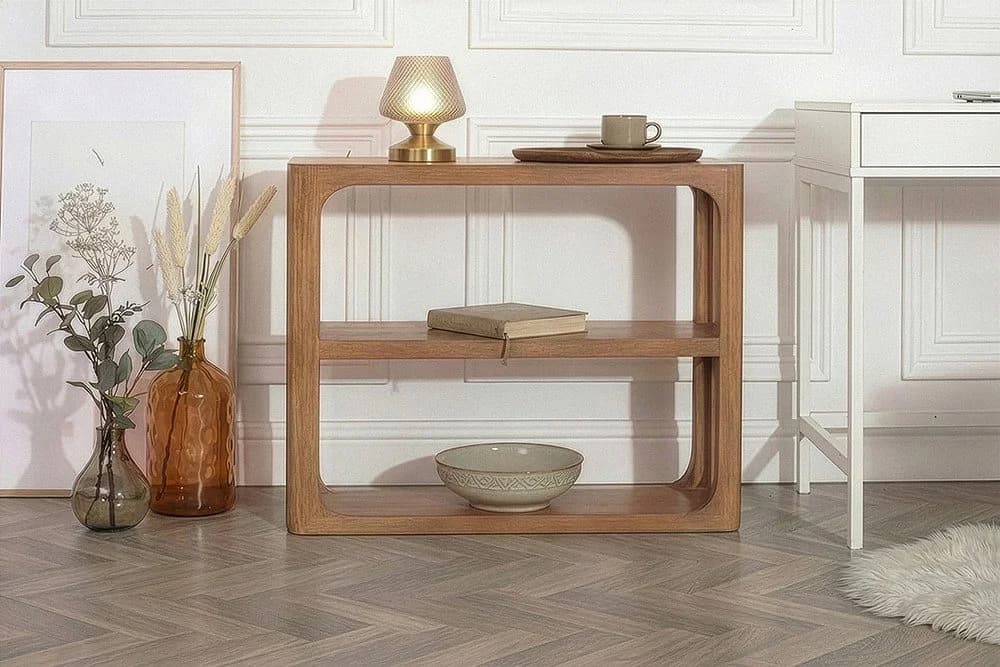 riess-ambiente Konsolentisch ELEMENTS 90cm braun Mangoholz Massiv - Bild 5