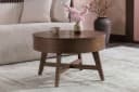 riess-ambiente Couchtisch KYOTO 70cm braun Mangoholz massiv mit Stauraum Bild 2