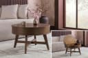 riess-ambiente Couchtisch KYOTO 70cm braun Mangoholz massiv mit Stauraum Bild 5