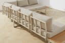 riess-ambiente Sitzgruppe IBIZA GRAND 280cm Aluminium mit Kissen Bild 1