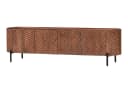 riess-ambiente TV-Board ADLON 160cm 3D-Front Mango-Massivholz Bild 1