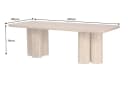 riess-ambiente Esstisch ART DECO 240cm Massivholz Säulenfüße Bild 3