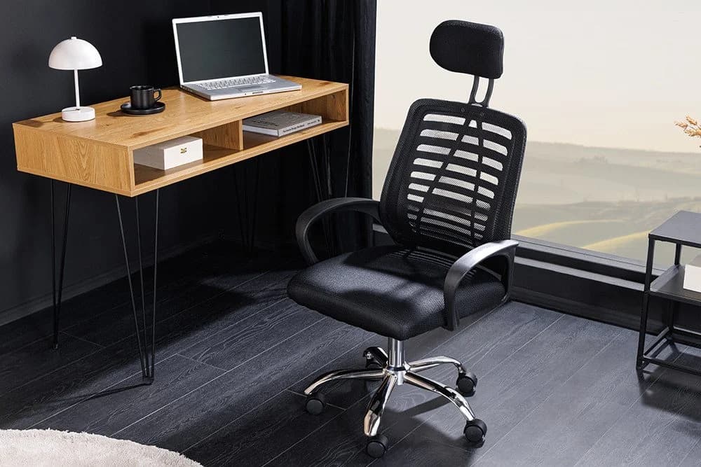 riess-ambiente Bürostuhl YOGA Schwarz höhenverstellbar ergonomisch mit Armlehne - Bild 2