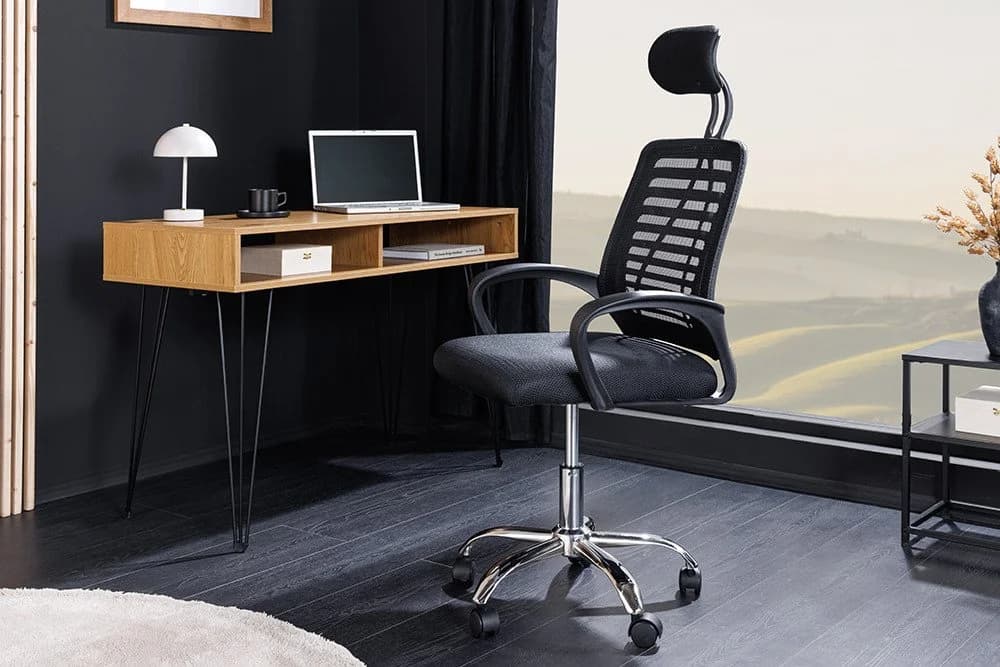 riess-ambiente Bürostuhl YOGA Schwarz höhenverstellbar ergonomisch mit Armlehne - Bild 3
