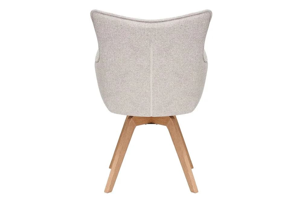 Riess-Ambiente Drehstuhl VOGUE Beige Natur Eichenholz - Bild 4