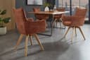 riess-ambiente Drehstuhl VOGUE Rostbraun Eiche 360° drehbar Bild 1