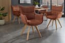 riess-ambiente Drehstuhl VOGUE Rostbraun Eiche 360° drehbar Bild 2