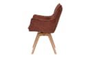 riess-ambiente Drehstuhl VOGUE Rostbraun Eiche 360° drehbar Bild 3