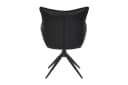 riess-ambiente Drehstuhl VOGUE Schwarz Kunstleder Metallgestell 360° drehbar Bild 5
