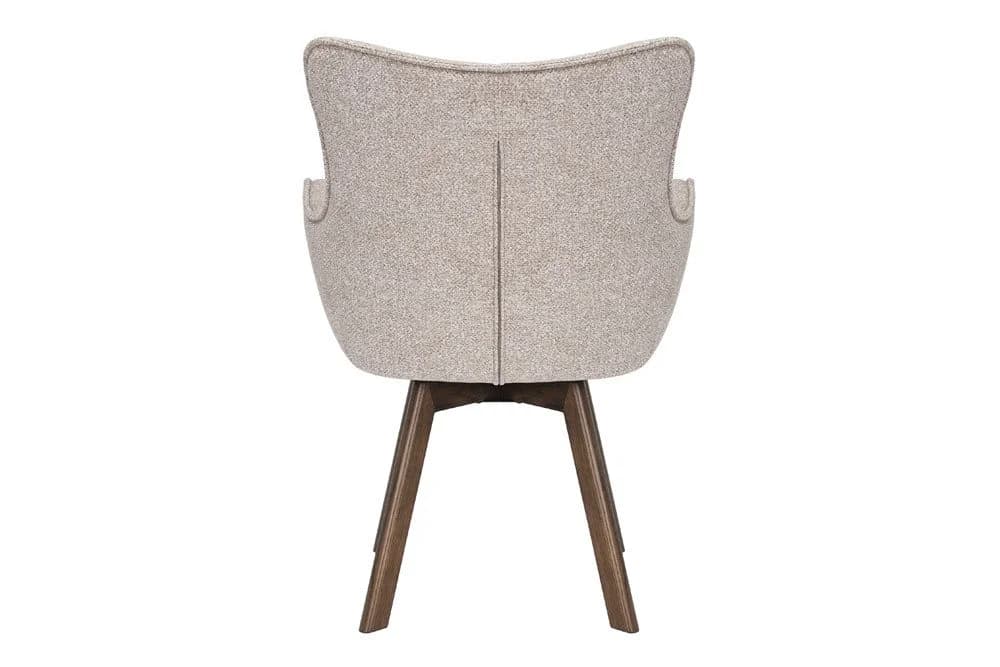 riess-ambiente Drehstuhl THOR beige/braun mit Armlehne - Bild 3