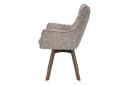 Riess Ambiente Drehstuhl THOR Taupe Braun Eichenholz Bild 3