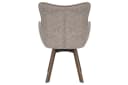 Riess Ambiente Drehstuhl THOR Taupe Braun Eichenholz Bild 4