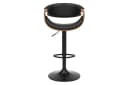 riess-ambiente Barhocker ORGANIC schwarz höhenverstellbar drehbar Bild 3