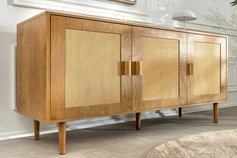 riess-ambiente Sideboard VIENNA 120 cm Wiener Geflecht Retro