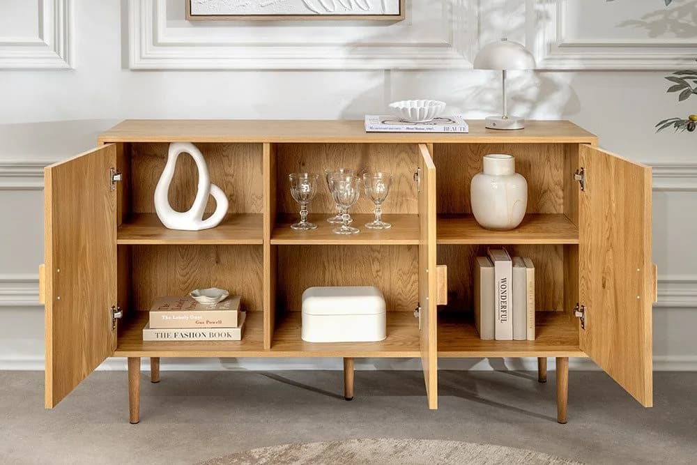 riess-ambiente Sideboard VIENNA 120 cm Wiener Geflecht Retro - Bild 4