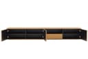 riess-ambiente TV-Board LOFT 200cm natur/schwarz - Hängendes Sideboard Bild 3