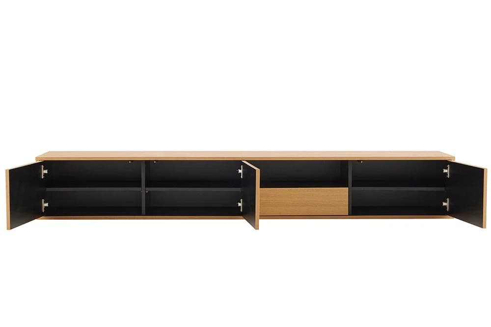 riess-ambiente TV-Board LOFT 200cm natur/schwarz - Hängendes Sideboard - Bild 3