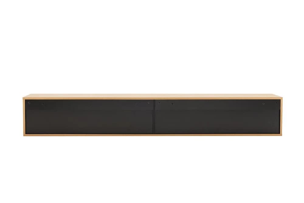 riess-ambiente TV-Board LOFT 200cm natur/schwarz - Hängendes Sideboard - Bild 5