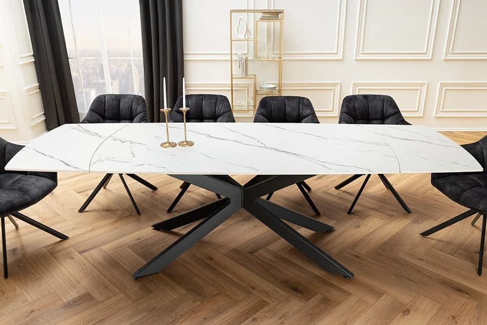 riess-ambiente Esstisch COSMOS 160-240cm Keramik Metallgestell Verlängerbarer Konferenztisch - Bild 2