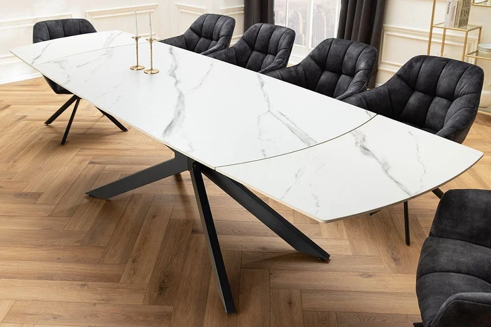 riess-ambiente Esstisch COSMOS 160-240cm Keramik Metallgestell Verlängerbarer Konferenztisch - Bild 4
