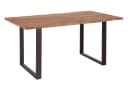 riess-ambiente Baumkantentisch MAMMUT 140cm Akazie Massivholz Industrial Design Bild 1