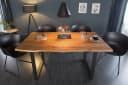 riess-ambiente Baumkantentisch MAMMUT 140cm Akazie Massivholz Industrial Design Bild 2