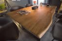 riess-ambiente Baumkantentisch MAMMUT 140cm Akazie Massivholz Industrial Design Bild 3