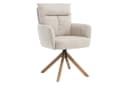 riess-ambiente Polsterstuhl BIG GEORGE Champagner Greige 360° Drehstuhl Bild 1