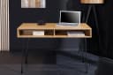riess-ambiente Schreibtisch STUDIO 110cm natur-Eiche, Stauraum, Hairpin, homeoffice, platzsparend Bild 1