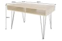 riess-ambiente Schreibtisch STUDIO 110cm natur-Eiche, Stauraum, Hairpin, homeoffice, platzsparend Bild 5