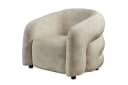 riess-ambiente Loungesessel VOGUE 95cm beige – Sessel mit Armlehnen, Samtbezug, modern Bild 1