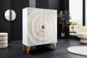 riess-ambiente Highboard GOLDEN SUNSET weiß/gold Massivholz Bild 4