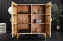 riess-ambiente Highboard GOLDEN SUNSET weiß/gold Massivholz Bild 5