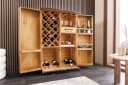 riess-ambiente Barschrank BODEGA 120cm natur Pinienholz Massivholz Bild 4