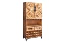 riess-ambiente Barschrank BODEGA 160cm Pinienholz mit Glashalter Bild 1