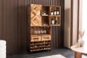 riess-ambiente Barschrank BODEGA 160cm Pinienholz mit Glashalter Bild 3