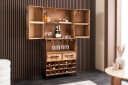 riess-ambiente Barschrank BODEGA 160cm Pinienholz mit Glashalter Bild 4