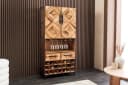 riess-ambiente Barschrank BODEGA 160cm Pinienholz mit Glashalter Bild 5