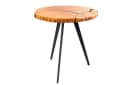 riess-ambiente Couchtisch ARBOR rund Eichenholz massiv schwarz Bild 1