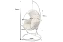 riess-ambiente Hängesessel ROPE Greige Aluminium Polyrattan mit Kissen Bild 5