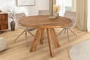 riess-ambiente Esstisch ART WOOD Rund Mangoholz Lackiert Braun Bild 2