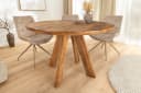 riess-ambiente Esstisch ART WOOD Rund Mangoholz Lackiert Braun Bild 3