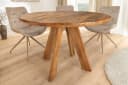 riess-ambiente Esstisch ART WOOD Rund Mangoholz Lackiert Braun Bild 4
