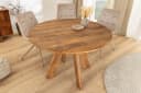 riess-ambiente Esstisch ART WOOD Rund Mangoholz Lackiert Braun Bild 5