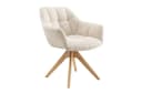 riess-ambiente Polsterstuhl PAPILLON Champagner Beige Natur 180° Drehbar Bild 1