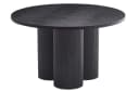 riess-ambiente Esstisch BABYLON 120cm rund schwarz mit Säulenfüßen Bild 1