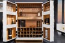 riess-ambiente Barschrank GOLDEN SUNSET 140cm Weiß/Gold Mangoholz Bild 3